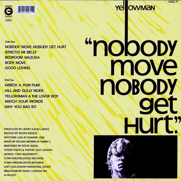 Yellowman - Nobody Move, Nobody Get Hurt