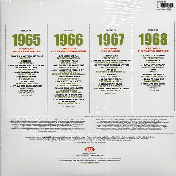 Savoy Brown, The Seeds, The Pretty Things, Etc. - Jon Savage's 1965-1968: The High Sixties On 45