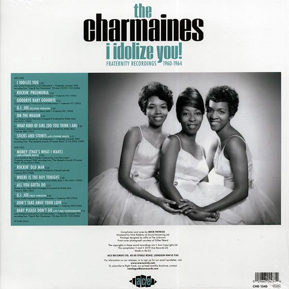 The Charmaines - I Idolize You! Fraternity Recordings 1960-1964