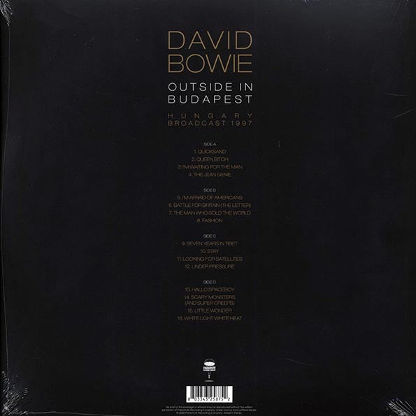 David Bowie - Outside In Budapest: Hungary Broadcast 1997