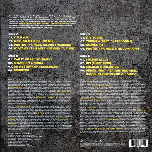 Wu-Tang Clan - Legend Of The Wu-Tang Clan: Wu-Tang Clan's Greatest Hits