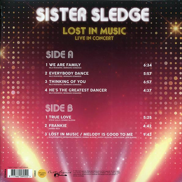 Sister Sledge - Lost In Music: Live In Concert