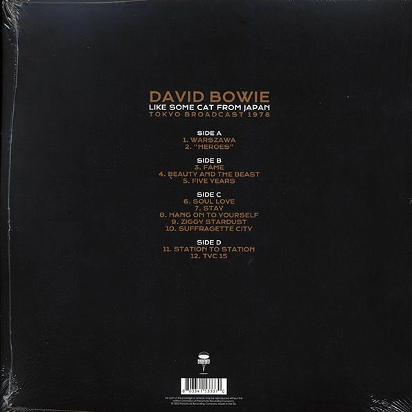 David Bowie - Like Some Cat From Japan: Tokyo Broadcast 1978