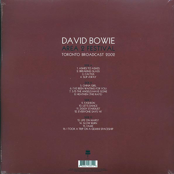 David Bowie - Area 2 Festival: Toronto Broadcast 2002