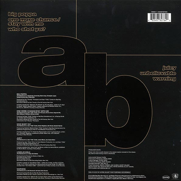 The Notorious BIG - Ready To Die Instrumentals