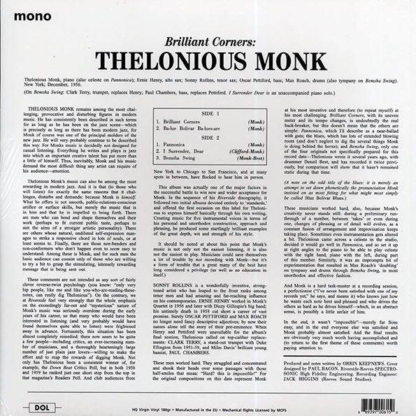 Thelonious Monk - Brilliant Corners