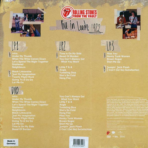 The Rolling Stones - From The Vault: Live In Leeds 1982