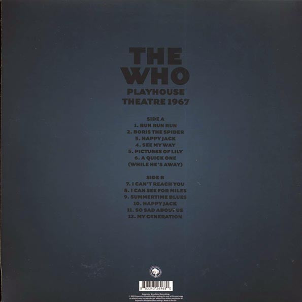 The Who - Playhouse Theatre 1967