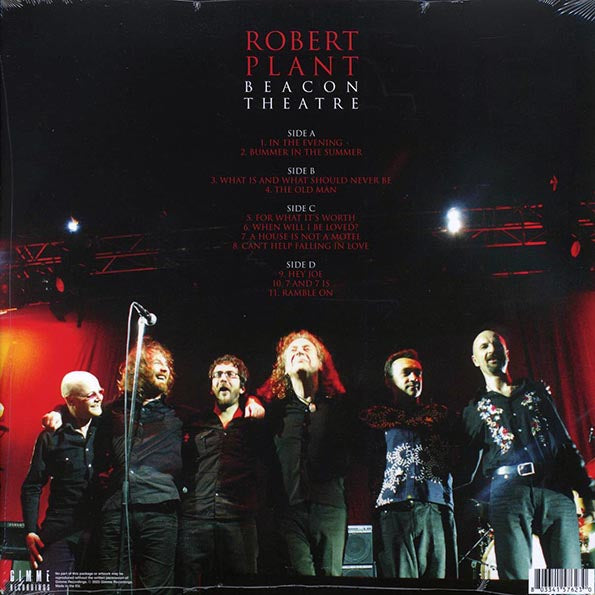 Robert Plant - Beacon Theatre: June 3, 2006, New York