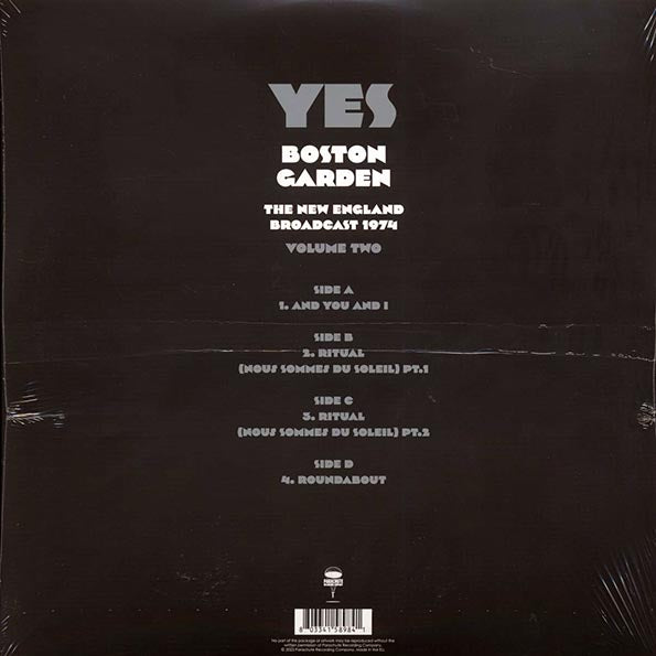 Yes - Boston Garden Volume 2: The New England Broadcast 1974