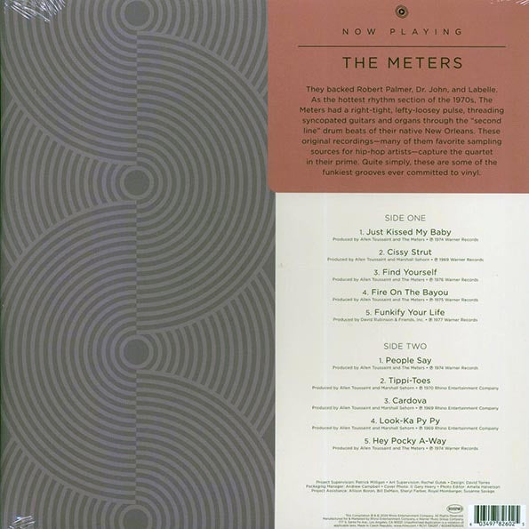 The Meters - Now Playing