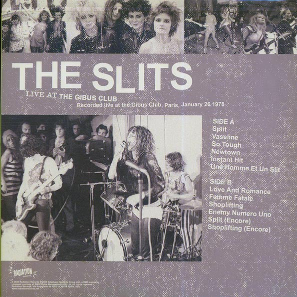 The Slits - Live At The Gibus Club, Paris, January 26, 1978