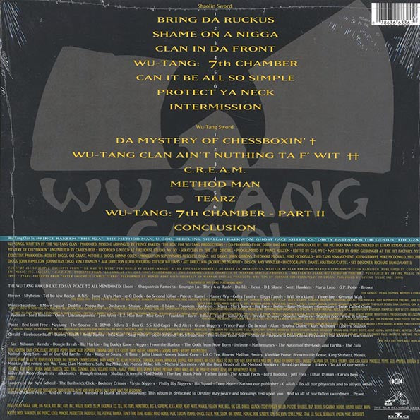 Wu-Tang Clan - Enter The Wu-Tang Clan: 36 Chambers