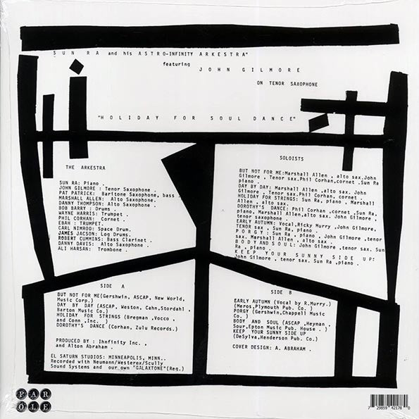 The Sun Ra Arkestra - Holiday For Soul Dance