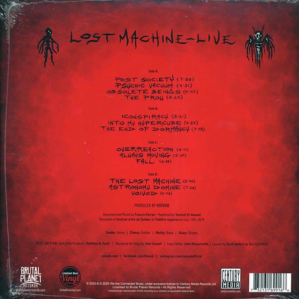 Voivod - Lost Machine - Live