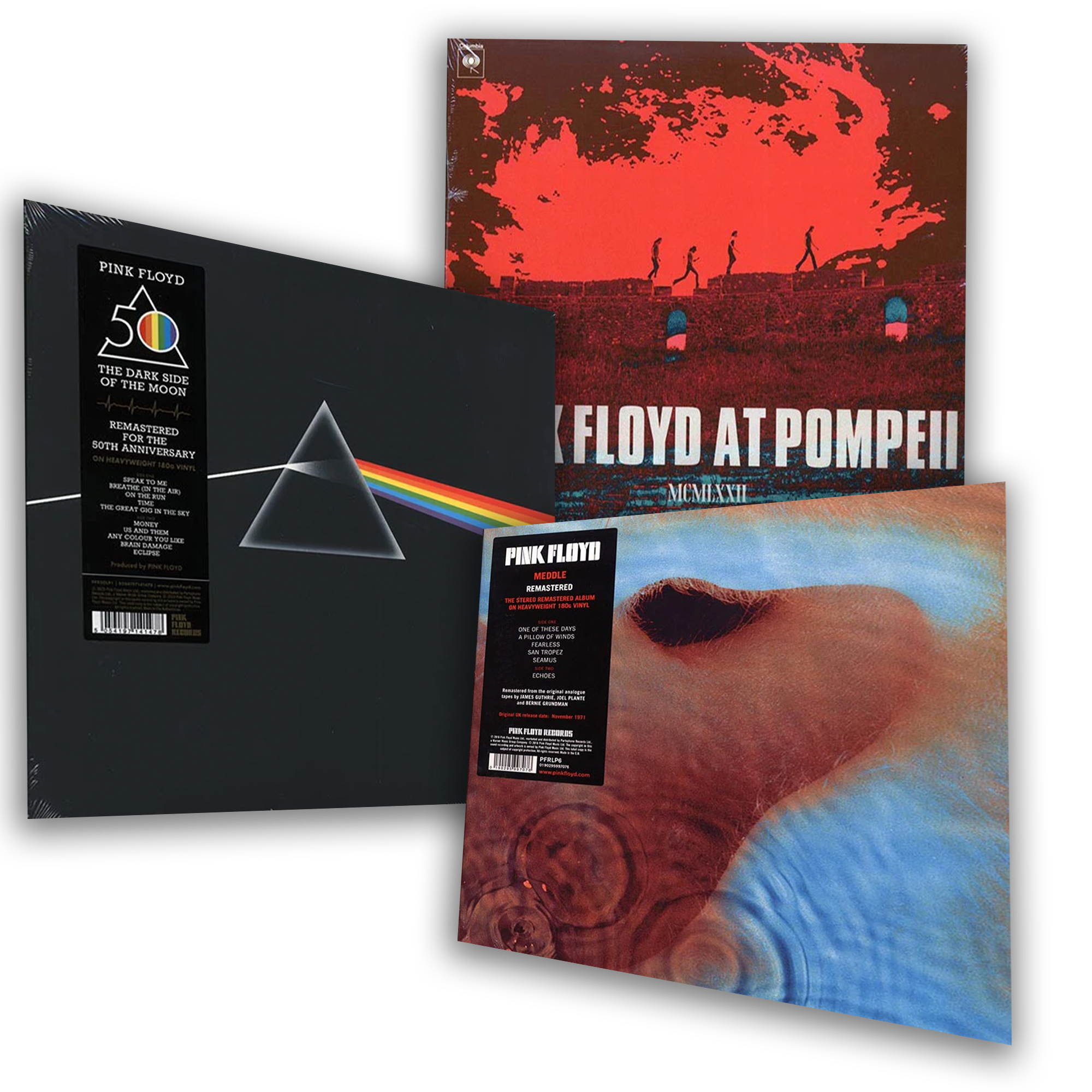 Pink Floyd Essential Masterpieces - 3 Vinyls Curated Collection